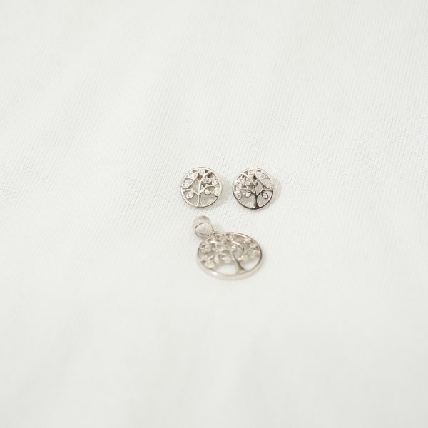 Tree of Life Earrings & Pendant Set