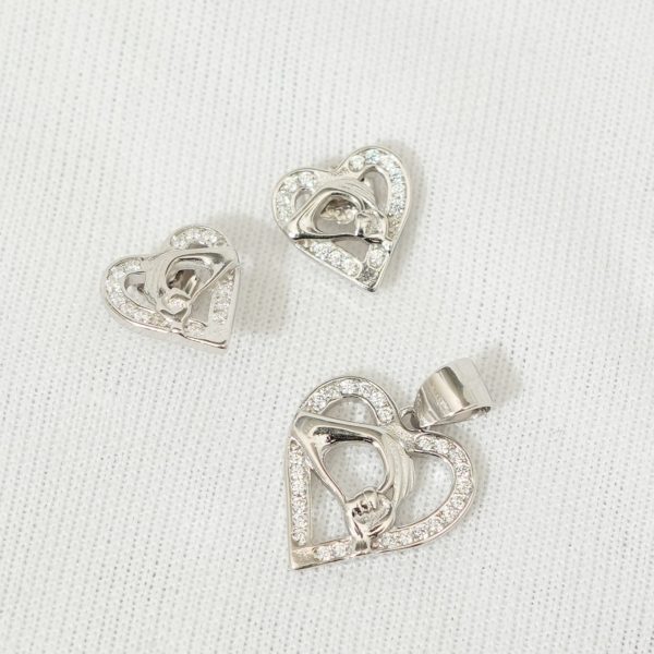Prom Night Pendant & Earrings Set