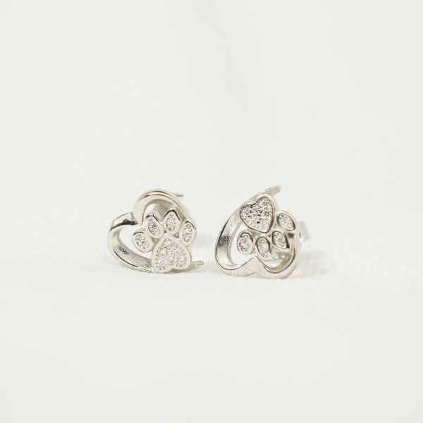 Pawsome Hearts Studs